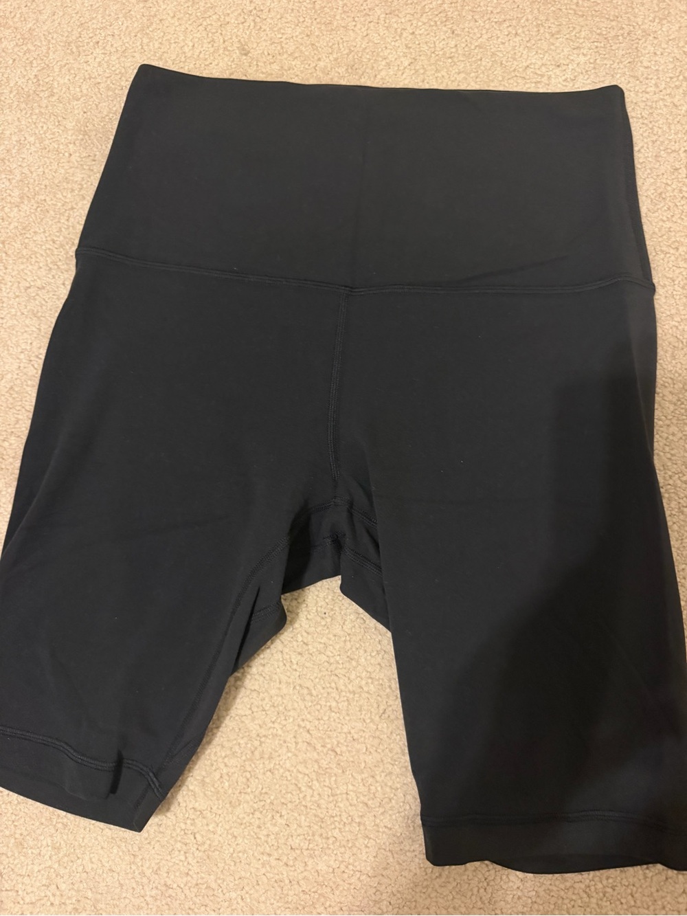 lululemon athletica Black High-Rise Bike Shorts